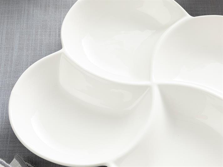 Lucas New Bone Appetizers 22x22 cm White