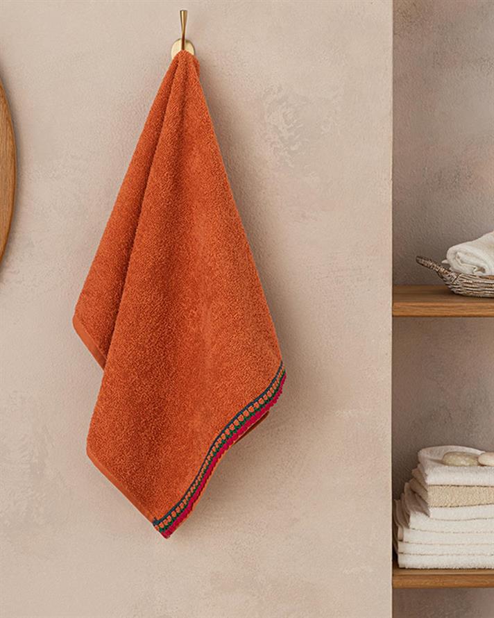 Lucia Prosop De Față Croșetat, Bumbac, 50*70 Cm, Natural Auriu