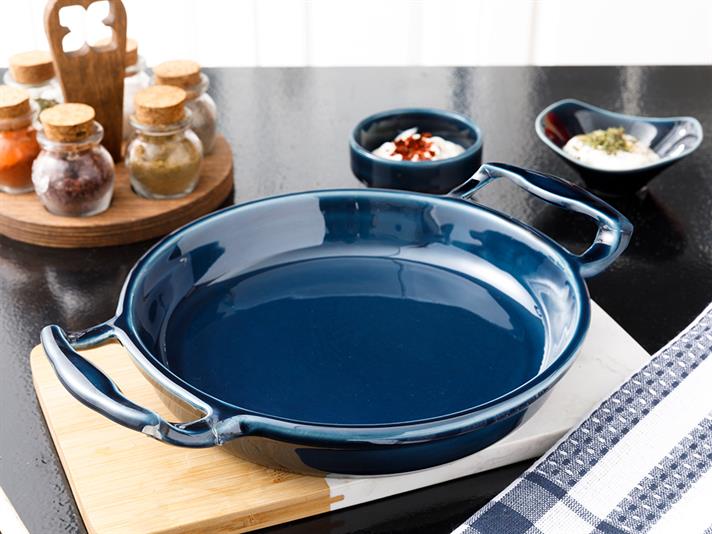 Lucita Porcelain Oven Cover 28 cm Blue