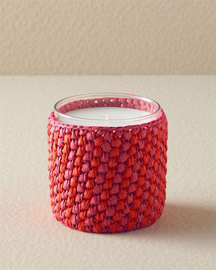 Lumânare parfumată, Cherry, 220 g, roșu