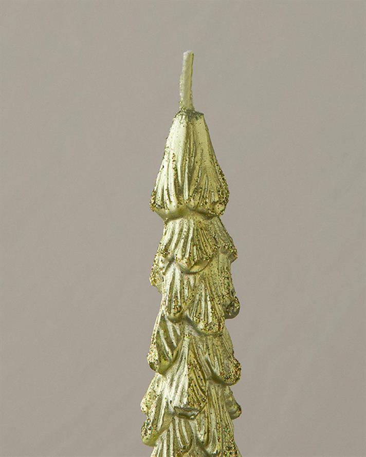 Lumânare, Christmas Tree, 26,4x5,7x3,5 cm, verde