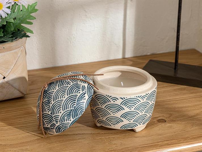 Lumânare parfumată, Curl, 185 G, bleumarin