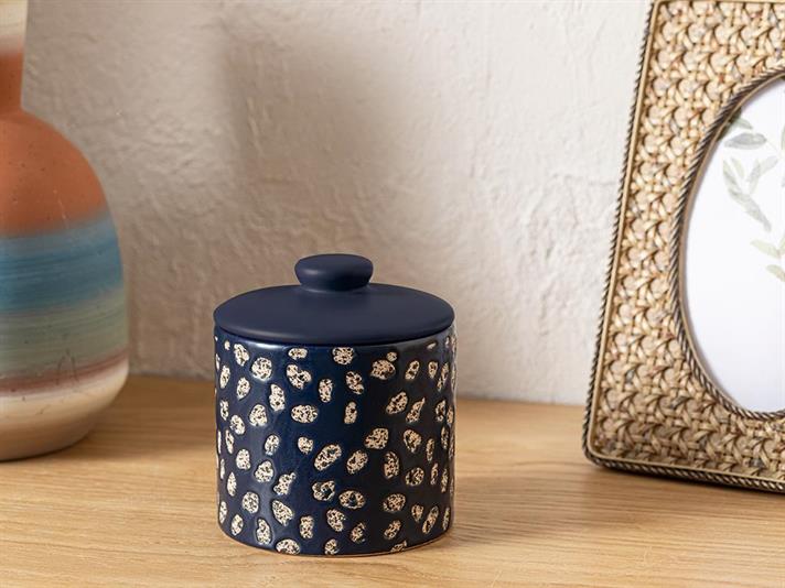 Lumânare parfumată, Dotty, 260 G, bleumarin