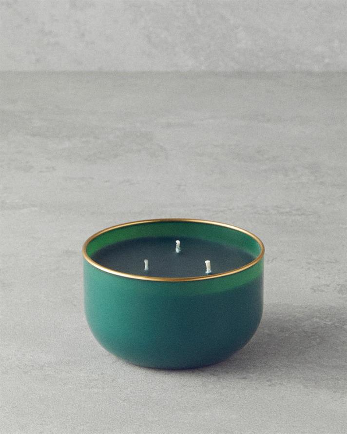 Lumânare parfumată, Evelin, 250 g, verde