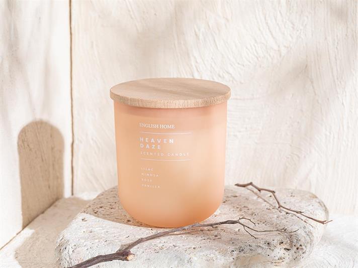 Lumânare parfumată, Heaven Daze, 280 g, roz somon
