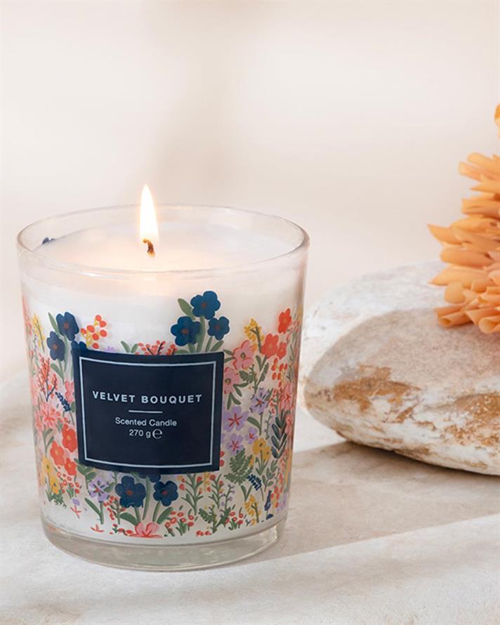 Scented Candle 270 g Dark Blue