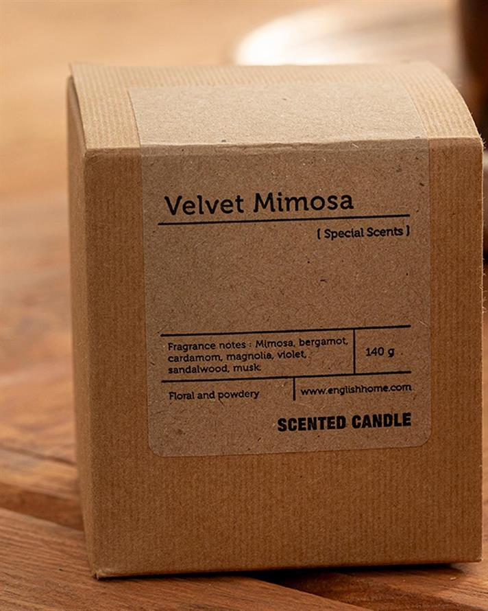 Velvet Mimosa Scented Candle 125 g Amber