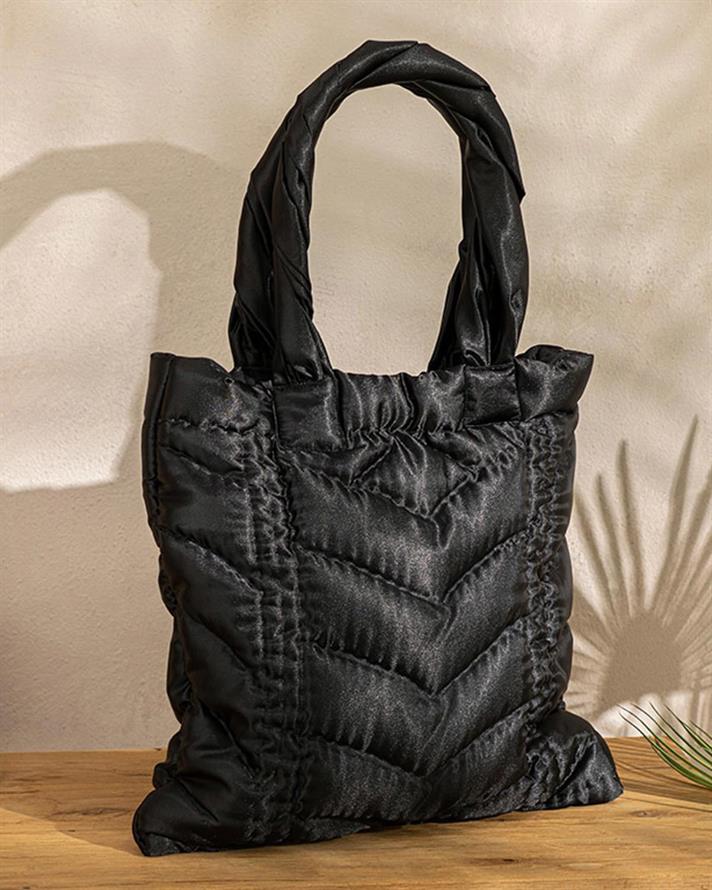 Lună Poliester Femeie Geantă 40x40 cm Negru