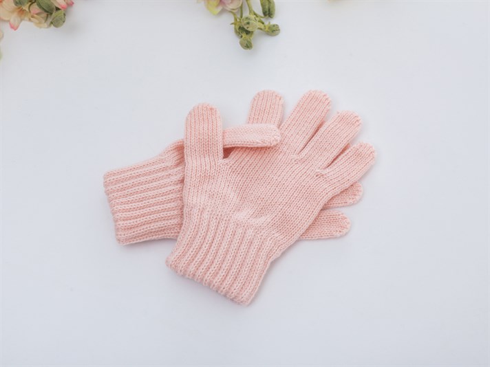 Moon Knitwear Child Gloves Standart Pink