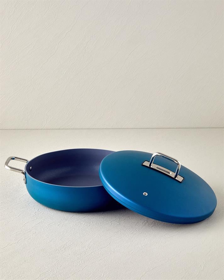 Aluminum Flat Salt And Pepper Shak 28 cm Blue