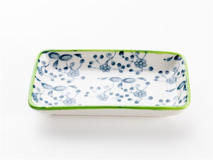 Lina Porcelain Single Platter 13 cm Green