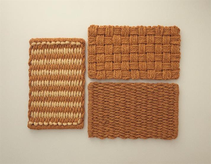 Luna Tricotat Covor Pentru İntrare 45x75 cm Natural