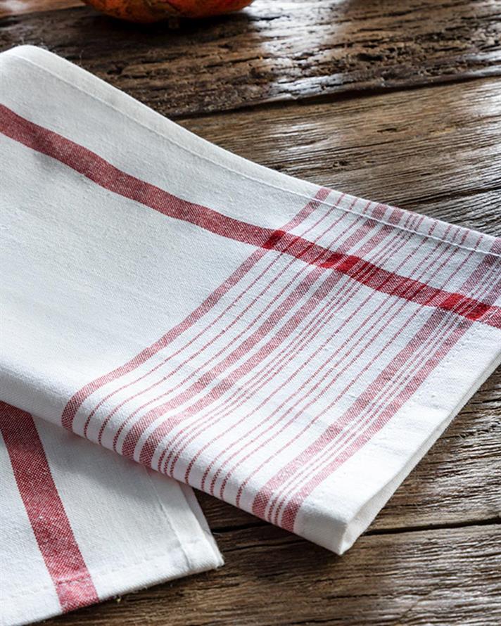 Lurrose Cotton Drying Cloth 30x50 cm Red