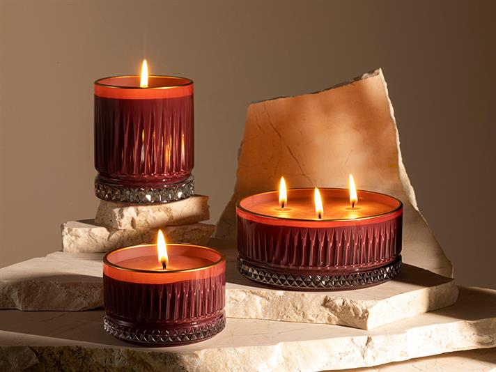 Lumânare parfumată, Luxury, 370 g, roz