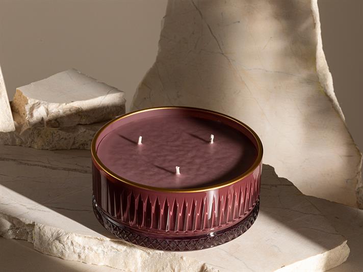 Lumânare parfumată, Luxury, 370 g, roz