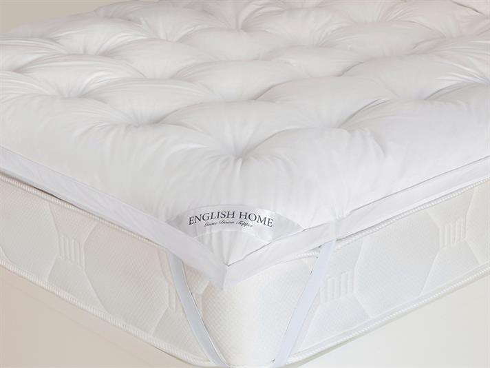 Lux Puf De Gâscă King Size Ped Saltea 180x200 cm Alb
