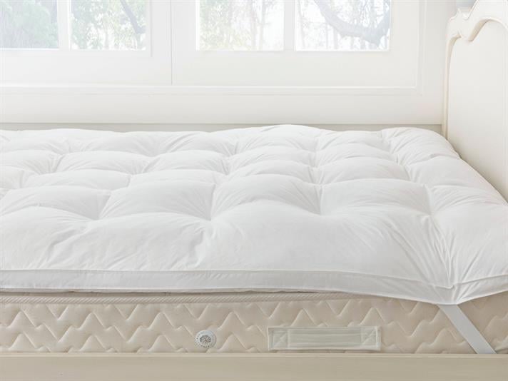 Lux Puf De Gâscă King Size Ped Saltea 180x200 cm Alb