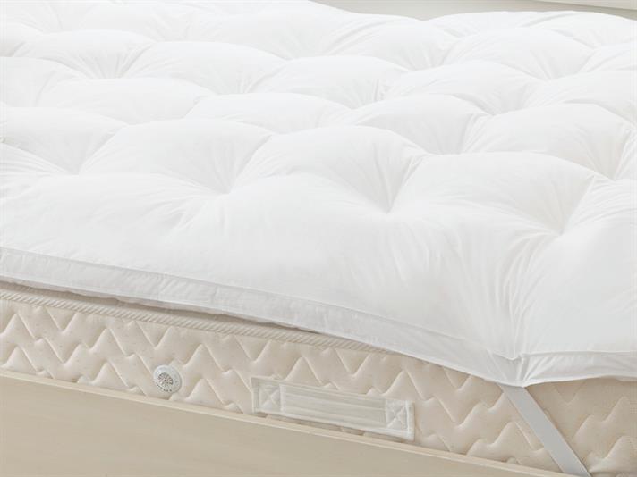 Lux Puf De Gâscă King Size Ped Saltea 180x200 cm Alb