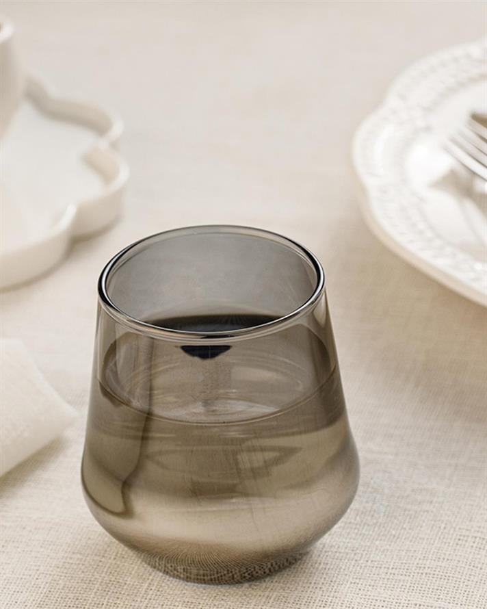Lydia Glass 4-Set Turkish Coffe side Water Glass 115 ml Silver