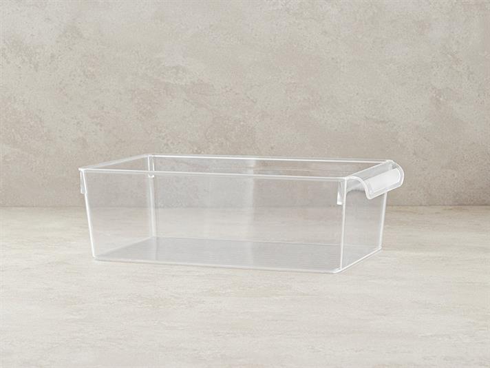 Organizator bucătărie, Lyon, plastic, 32.5x20x10 cm, transparent