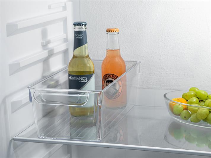 Organizator bucătărie, Lyon, plastic, 32.5x15x10 cm, transparent