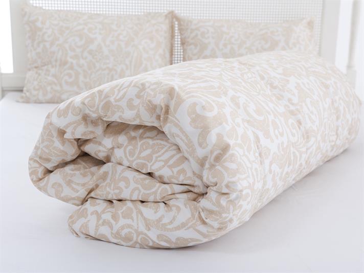 Madol Bumbac Single Set Lenjerie De Pat 160x220 cm Bej