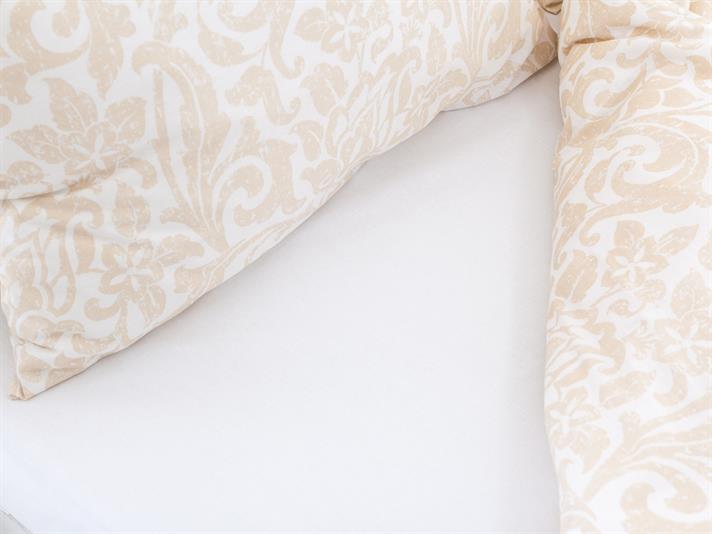 Madol Bumbac Single Set Lenjerie De Pat 160x220 cm Bej