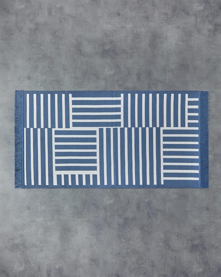 Madras Carpetă 80x150 cm Bleumarin