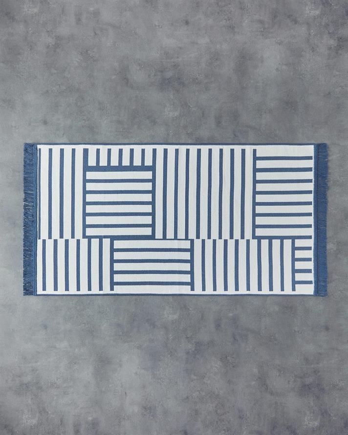 Madras Carpetă 80x150 cm Bleumarin