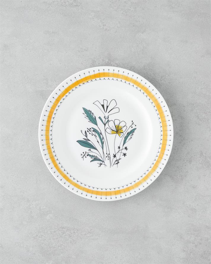 Majesty Porțelan Set Micul Dejun 26 piese 6 persoane Galben