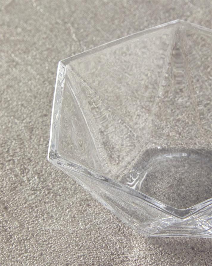 Mara Sticlă Cu 2 Piese Bol 16 cm Transparent