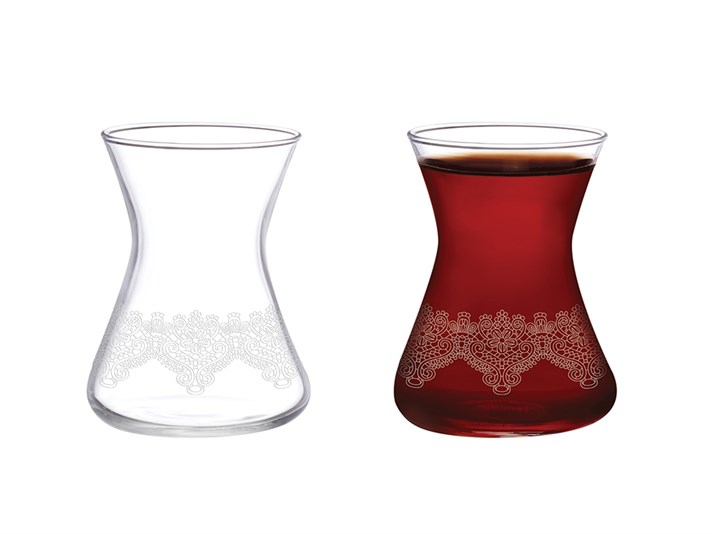 Marella Glass 6 Set Tea Glass 125 ml Transparent