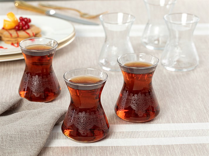 Marella Glass 6 Set Tea Glass 125 ml Transparent