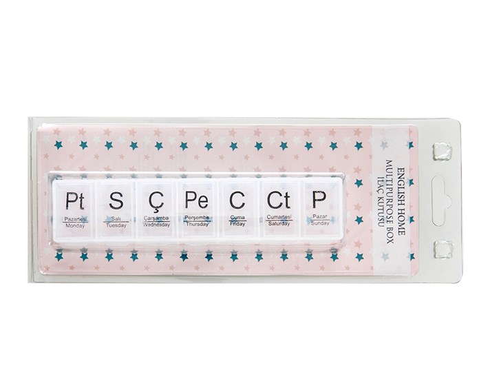 margaretă Cutie De Medicamente 10x25 cm Transparent