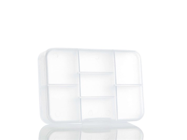 margaretă Cutie De Medicamente 7x10 cm Transparent