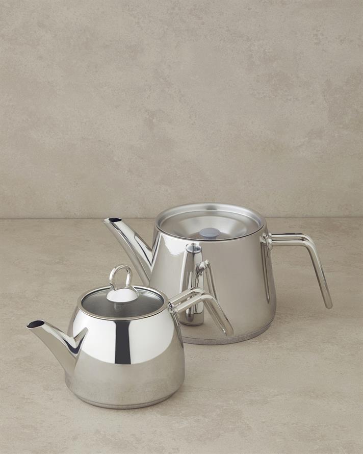 margaretă Oțel Ceainic Silver