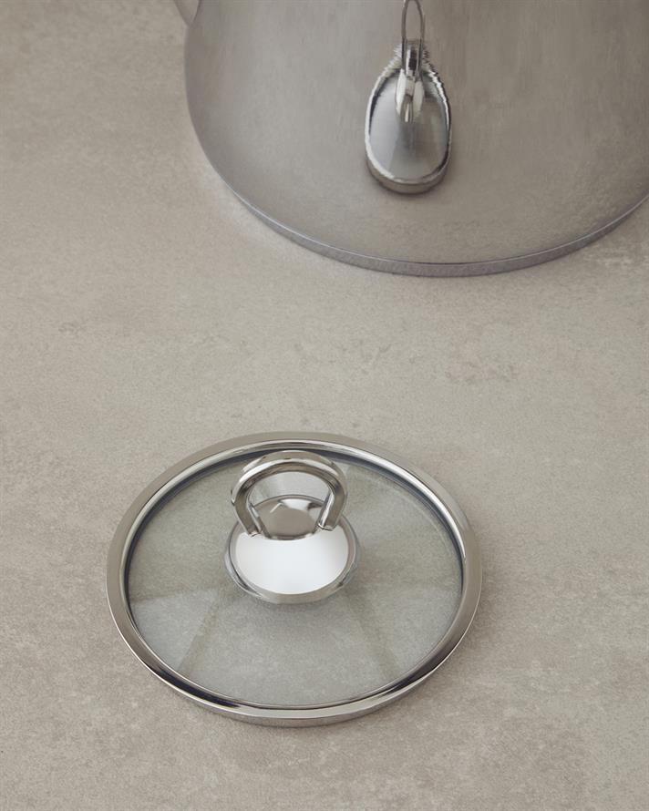 margaretă Oțel Ceainic Silver