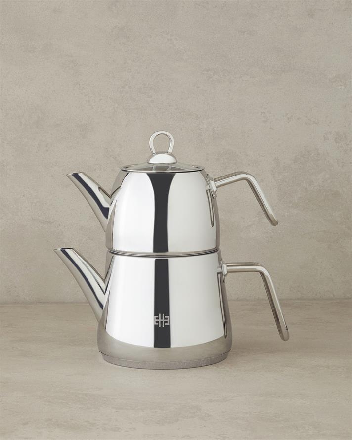 margaretă Oțel Ceainic Silver