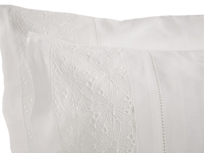 margarete  Satin bumbac Double Person  SET LENJERIE DE PAT 200x220 cm White