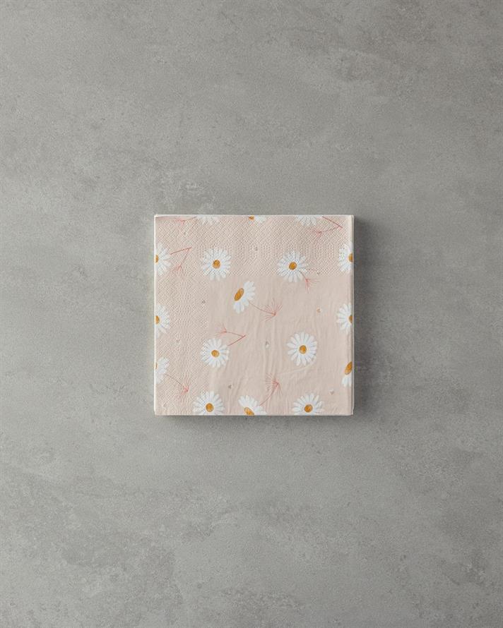 Marguerite Hârtie Cu 20 Piese Șervețele De Hârtie 33x33 cm Roz