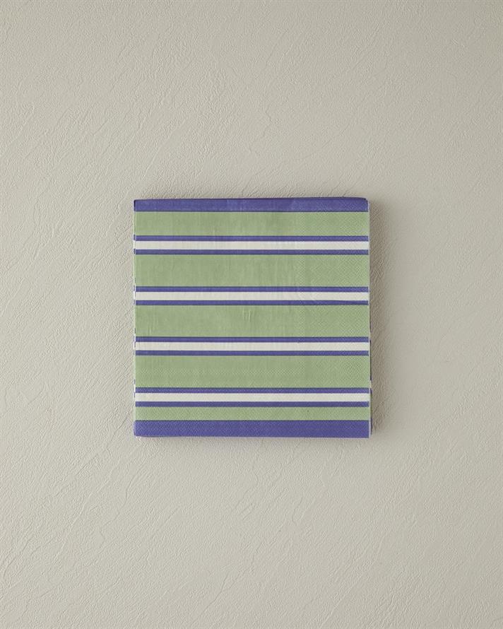 Marine Line Hârtie Cu 20 Piese Șervețele De Hârtie 33x33 cm Verde