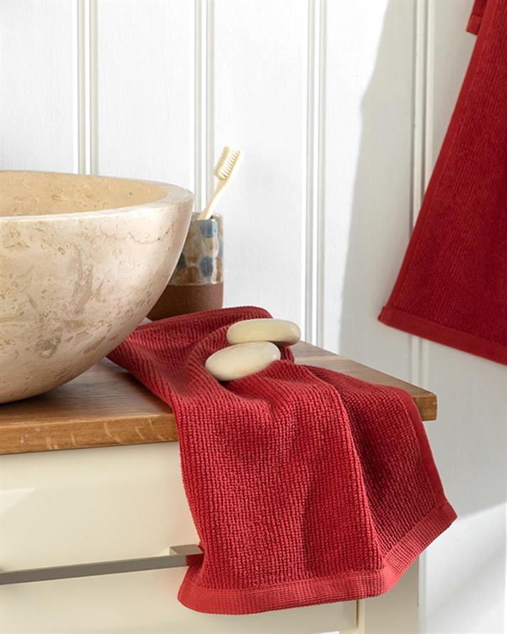 Maris Cottony Hand Towel 30x40 cm Brick Red