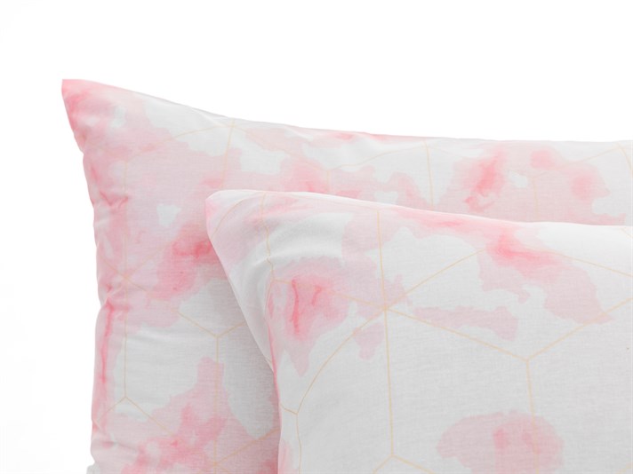 Marmură de lux Cottony Set 2  FAȚĂ DE PERNĂ 50x70 cm Pink
