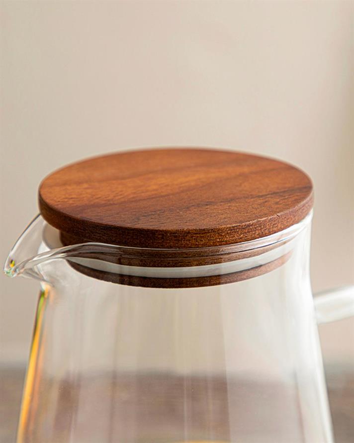 Marsel Borosilicate Water Bottle 1700 ml Transparent