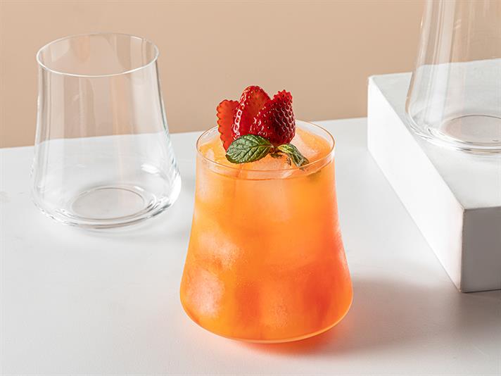 Marsel Pahar De Sucuri Set 3, Cristal, 350 Ml, Verde-Albastru