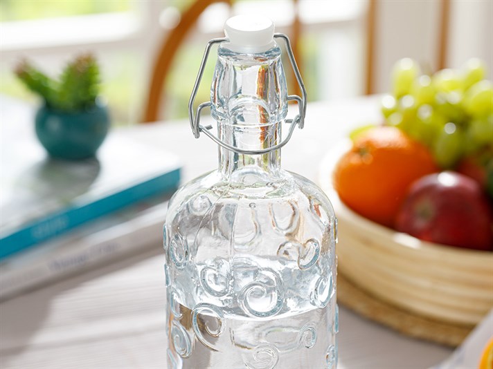 Marvin Glass Bottle 1000 ml Transparent