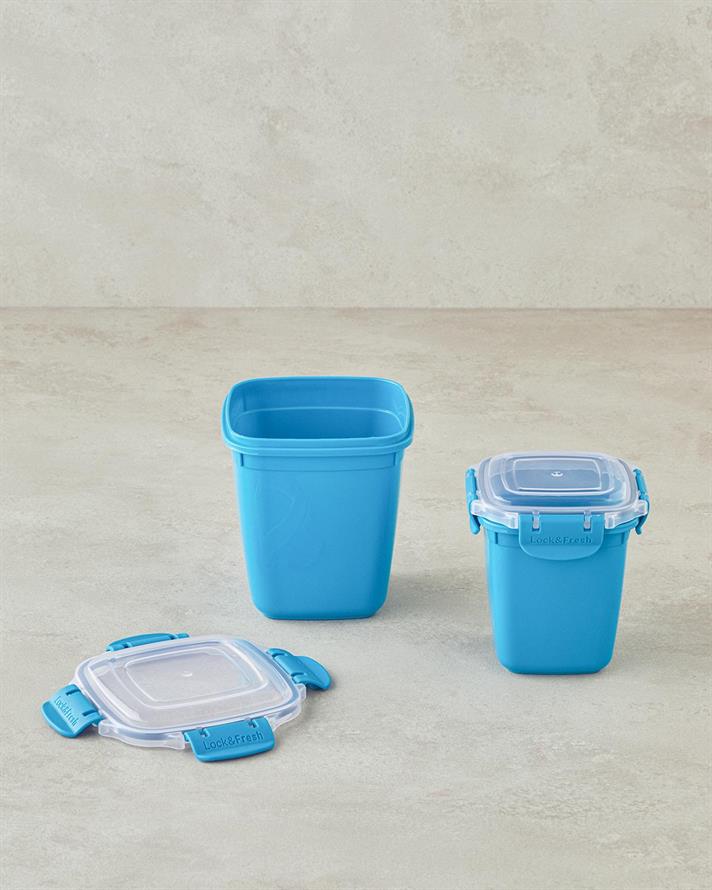 Master Lock Plastic Set 2 Cutie De Depozitare 575 + 1075 ml Albastru