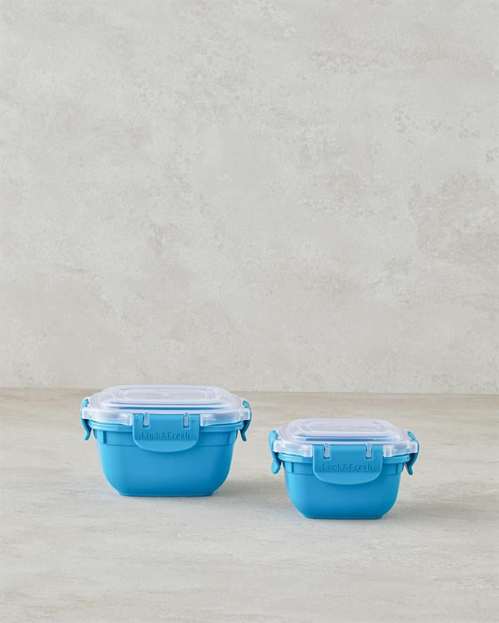 Master Lock Plastic Set 2 Cutie De Depozitare 275 + 500 ml Albastru