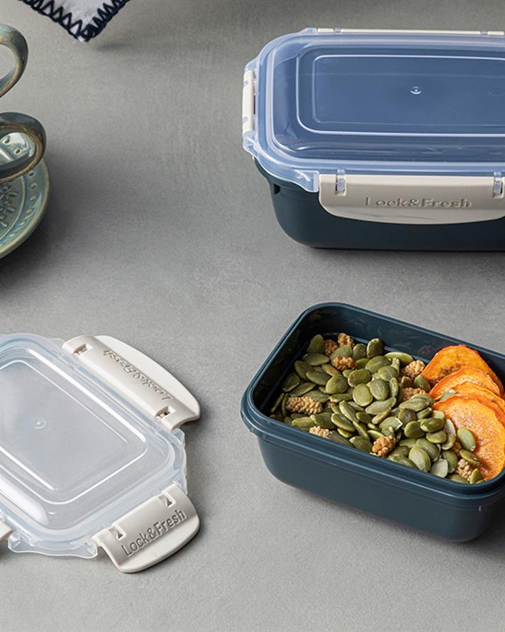 Master Lock Plastic Cu 2 Piese Recipient Depozitare 400 + 800 ml Antracit