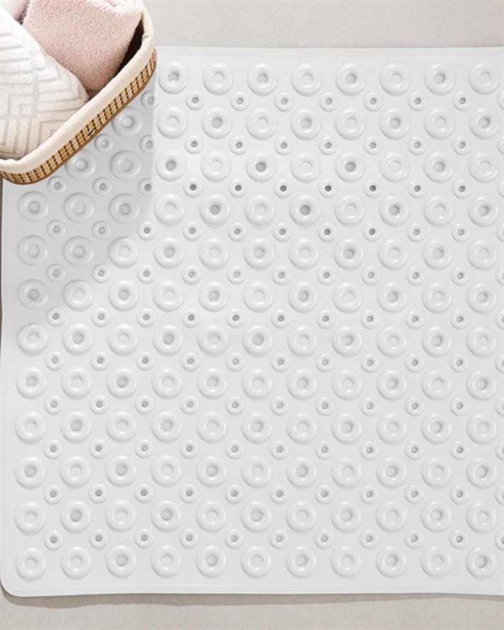 Maya Pvc Covoras De Baıe 53*53 Gri.